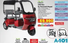 VOLTA VM5 NEO ÜÇ TEKERLEKLİ MOPED